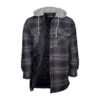 Canyon Guide Men's Quilted Snap-Front Flannel With Fleece Hood -Sportswear Sale 4200 15411 3747 043 zoom 02