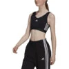 Adidas Women's Essential 3-Stripes Crop Top