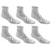 Under Armour Men's Training Cotton Quarter Crew Socks - 6-Pack -Sportswear Sale 4940 10531 0674 100 zoom 03