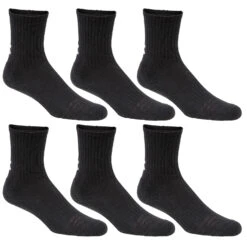 Under Armour Youth's Charged Cotton Crew Socks - 6-Pack