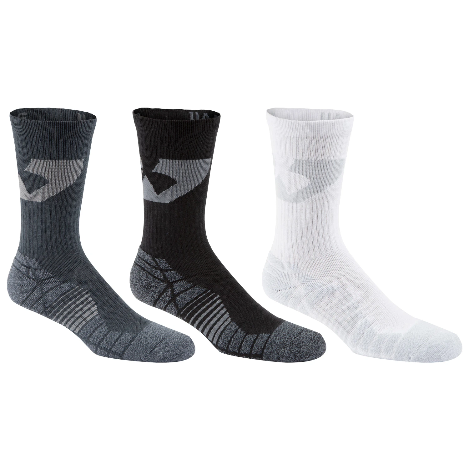 Under Armour Men's Elevated Graphic Crew Socks 3-Pack 3 Under Armour Men's Elevated Graphic Crew Socks 3-Pack