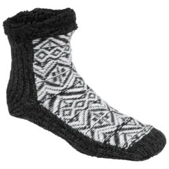 Muk Luks Women's Pieced Cabin Socks