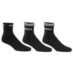 Adidas Women's Sport Stripe High Quarter Socks - 3-Pack