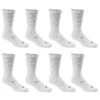Wilson Men's Athletic Crew Socks - 8-Pack -Sportswear Sale 4940 13195 0018 100 zoom 03