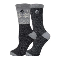Columbia Women's Super Soft Snowdrift Crew Socks - 2-Pack