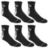 Wilson Men's Performance Quarter Crew Socks - 6-Pack -Sportswear Sale 4940 13195 6019 015 zoom 02
