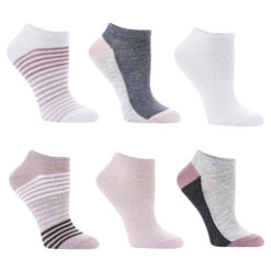 Sof Sole Women's Fashion No-Show Socks - 6-Pack