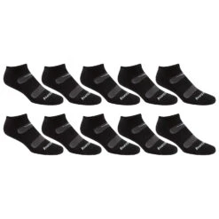 Saucony Men's Legacy No-Show Socks- 10-Pack