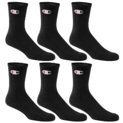 Champion Men's Crew Socks - 6-Pack