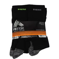 RBX Men's Cushion Crew Socks - 6-Pack -Sportswear Sale 4940 15608 9717 015 zoom 21